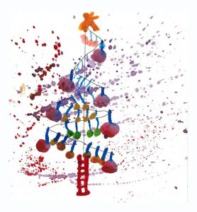 Rita Winkler Painting: Tree in a Storm