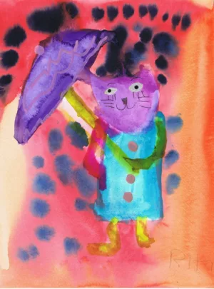 Rita Winkler Painting: Anat the Cat
