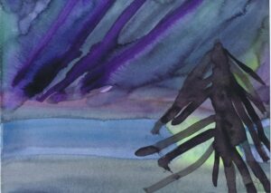 Rita Winkler Painting: Aurora Borealis 1