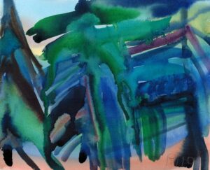 Rita Winkler Painting: BC Rainforest