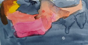 Rita Winkler's Painting Bicycle Pose