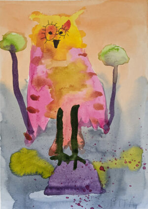 Rita Winkler's Painting Birthday Owl