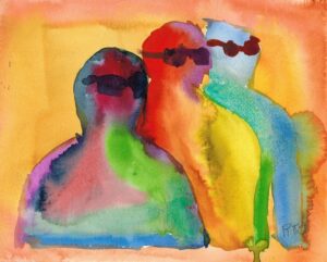 Rita WInkler's painting Black Eyed Peas