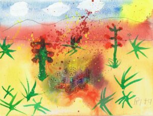 Rita Winkler Painting: Blooming Desert
