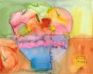 Rita Winkler's Painting Bowl of Apples