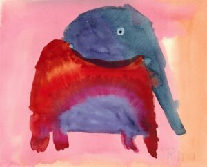 Rita WInkler Painting: Celebration Elephant