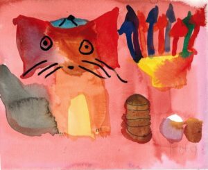 Rita Wiinkler's Paintings: Chanukah Fox