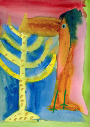 Rita Winkler's Painting Chanukah Toucan