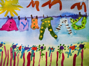 Rita Winkler's Painting Clothesline