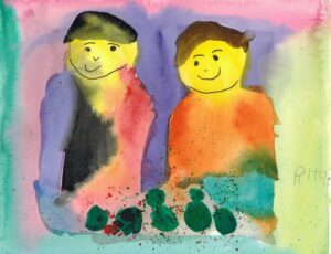 Rita Winkler Painting: Decorating Cookies at Lemon & Allspice