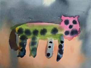 Rita Winkler's Painting Dionne the Leopard