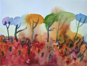 Rita Winkler Paintings: Fall Forest