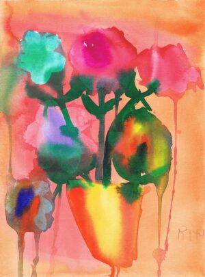 Rita Winkler Painting: Festive Flowers