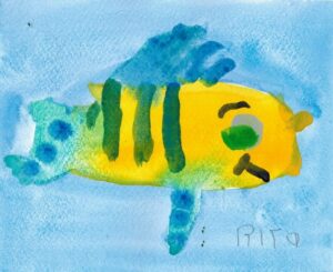 Rita WInkler's painting Flounder