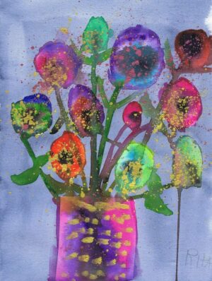 Rita Winkler Painting: Flowers For Mom