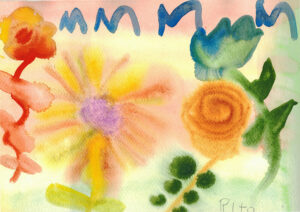 Rita Winkler's Painting Flowers for a Friend