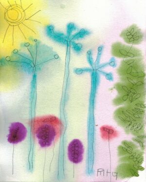 Rita WInkler's painting Flowers in the Sunshine