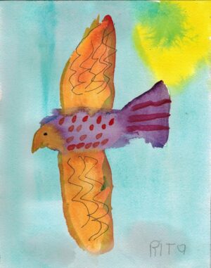 Rita Winkler Painting: Flying Bird