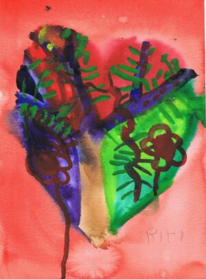 Rita Winkler Painting: Forest in a Heart