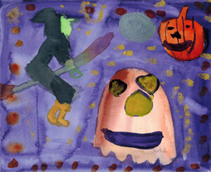 Rita Winkler's Painting Rita Winkler's Painting Hallowe_en Witch Web
