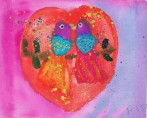 Rita Winkler Painting: Love Birds