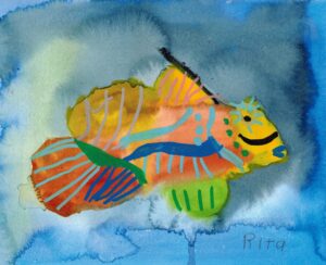 Rita Winkler's painting Mandarin Fish