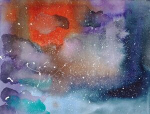 Rita Winkler's painting Night Sky