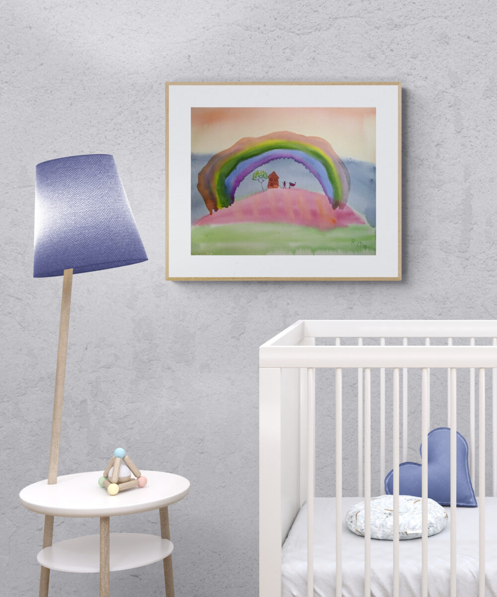 Nursery Room With Cot And Table