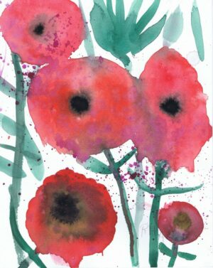 Rita Winkler's Paintings: Poppies 2022