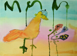 Rita Winkler's Painting Robin the Robin