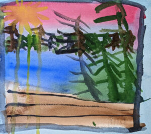 Rita Winkler's Painting Room with a View