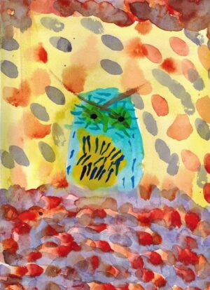Rita WInkler's painting Sandy the Owl