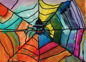 Rita Winkler's Painting Spiderweb
