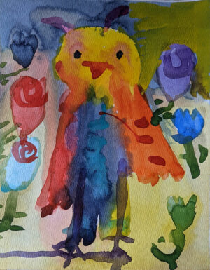 Rita Winkler's Painting Summer Owl