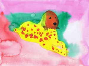 Rita Winkler painting: Summer the Dog