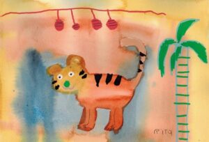 Rita Winkler's painting Tiger for Chinese New Year