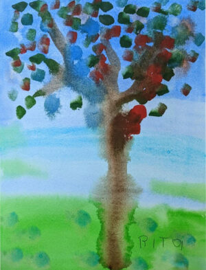 Rita Winkler's Painting Tree in Fall