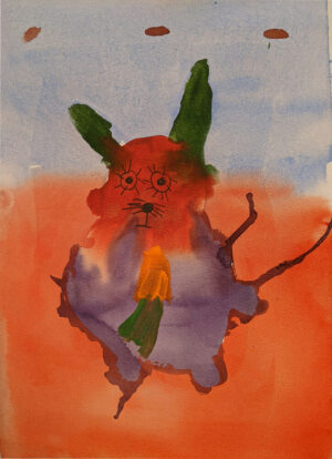 Rita Winkler's Painting Wayne the Rabbit